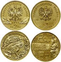 zestaw 2 x 2 złote 1998, Warszawa, Ropucha Paskó