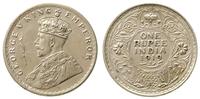 1 rupia 1919, srebro "917" 11.72 g, na awersie w