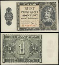 1 złoty 1.10.1938, seria IL, numeracja 8688036, 