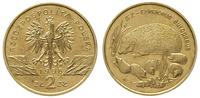 2 złote 1996, Jeż, Nordic Gold, bardzo ładne, Pa