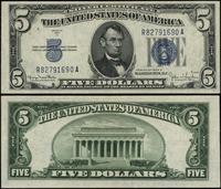 5 dolarów 1934 D, seria R 82791690 A, niebieska 