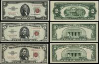 zestaw 3 banknotów: 1953–1963, 5 dolarów 1953 B,