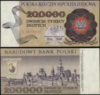 200.000 złotych 1.12.1989, seria B, numeracja 44
