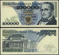 100.000 złotych 1.02.1990, seria CC, numeracja 4