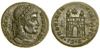 follis 326–327, Cyzicus, Aw: Głowa cesarza w pra