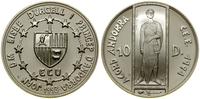 10 dinerów 1993, Hamburg, Unia celna ECU, srebro