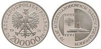 200.000 złotych 1991, 70 lat Międzynarodowych Ta