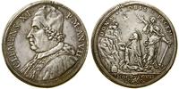 piastra 1707, Rzym, VII rok pontyfikatu, srebro,