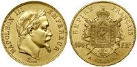 100 franków 1869 A, Paryż, złoto, 32.23 g, ładne