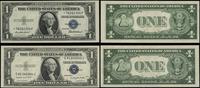 zestaw: 2 x 1 dolar 1935 F, 1935 G, seria zastęp