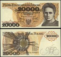 20.000 złotych 1.02.1989, seria AM, numeracja 55