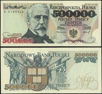500.000 złotych 16.11.1993, seria R, numeracja 0