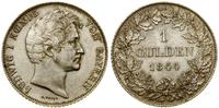 1 gulden 1844, Monachium, bardzo ładnie zachowan