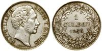 1 gulden 1856, Monachium, bardzo ładnie zachowan