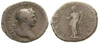 denar (114-117), Rzym, Aw: Głowa cesarza w wieńc