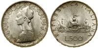 500 lirów 1960, Rzym, srebro próby 835, ok. 11 g