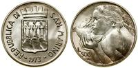 500 lirów 1973, Rzym, srebro próby 835, ok 11 g,