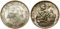 500 lirów 1975, Rzym, Rzeźbiarz, srebro próby 83