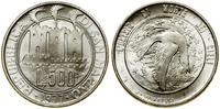 500 lirów 1977, Rzym, srebro próby 835, ok. 11 g