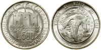 500 lirów 1977, Rzym, srebro próby 835, ok. 11 g