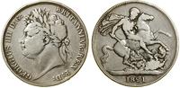 1 korona 1821, Londyn, srebro, 27.43 g, Spink 38