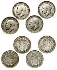 zestaw 4 x 1/2 korony 1912, 1914, 1915, 1916, Lo
