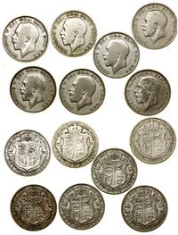 zestaw 7 x 1/2 korony 1920, 1921, 1922, 1923, 19