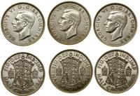 zestaw 6 x 1/2 korony 1938, 1940, 1941, 1944, 19