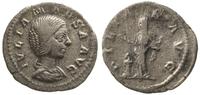 denar (218-220), Rzym, Aw: Popiersie Julii w pra