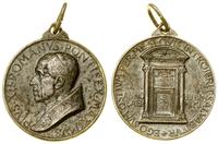 medal jubileuszowy 1950, Aw: Popiersie papieża w