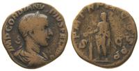 sestercja (240), Rzym, Aw: Popiersie cesarza w w