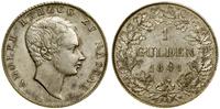 1 gulden 1841, pięknie zachowany, AKS 65, Jaeger