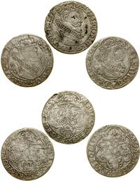 Polska, zestaw 3 x szóstak, 2 x 1625, 1626