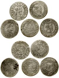 zestaw 5 x 3 krajcary 1624, zestaw 5 monet z róż