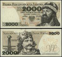 2.000 złotych 1.06.1979, seria BL 3050740, lekko