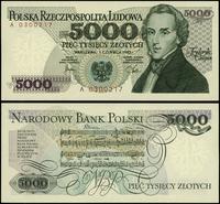5.000 złotych 1.06.1982, seria A 0300217, rzadka