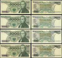 4 x 5.000 złotych 1.06.1982 / 1.12.1988, serie C