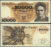 20.000 złotych 1.02.1989, seria AM 5345950, mini