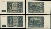 2 x 50 złotych 1.08.1941, serie D 4280736 i E 31