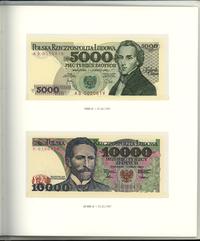 Polska, zestaw banknotów obiegowych PRL - banknoty polskie, 1975–1993