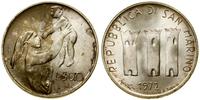 500 lirów 1972, Rzym, srebro próby 835, 11 g, pa