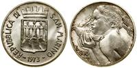500 lirów 1973, Rzym, srebro próby 835, 11 g, pa