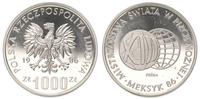 1.000 złotych 1986, Warszawa, Mistrzostwa Świata