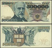 500.000 złotych 20.04.1990, seria L 5091047, min