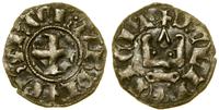 denar turoński 1306–1313, Chiarenza, Aw: Krzyż, 