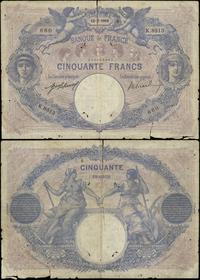 50 franków 12.07.1919, seria K.8513, numeracja 6