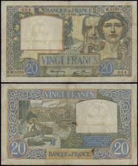 20 franków 3.4.1941, seria W.3320, numeracja 004