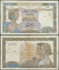500 franków 4.01.1940, seria K.32, numeracja 306