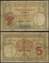 5 franków bez daty (1928–1938), seria K.41, nume