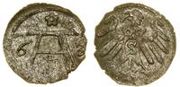 denar 1563, Królewiec, lekko wyszczerbiony, Kop.